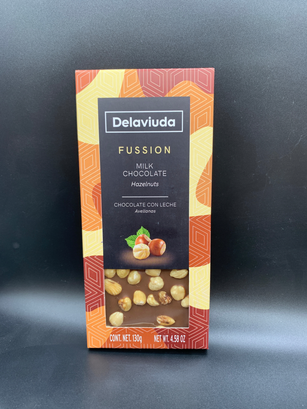  Молочный шоколад Delaviuda с фундуком 130 гр