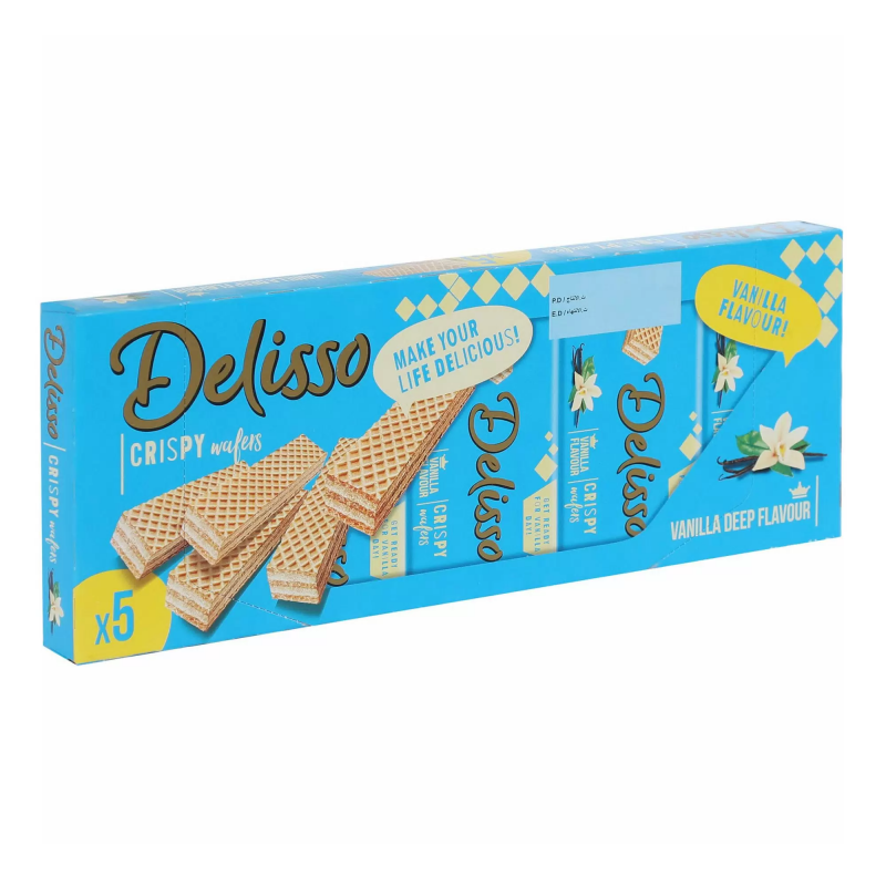 Вафли с ванильной начинкой Delisso 200 гр