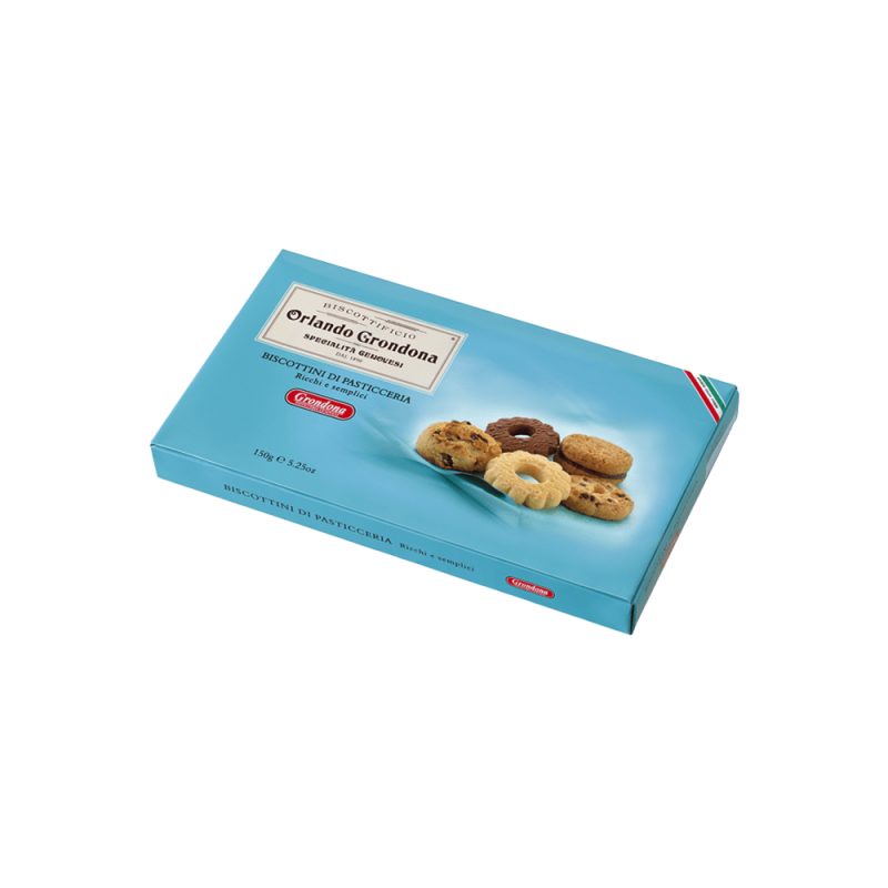 Печенье песочное ассорти BISCOTTINI DI PASTICCERIA Grondona 150 г