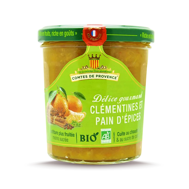 Джем из клементина с имбирем Рождественский деликатес Organic 350 гр.