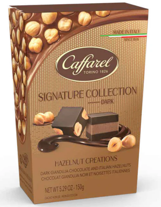  Шоколадные конфеты HAZELNUT CREATIONS SIGNATURE COLLECTION ассорти из горького шоколада 150 г.