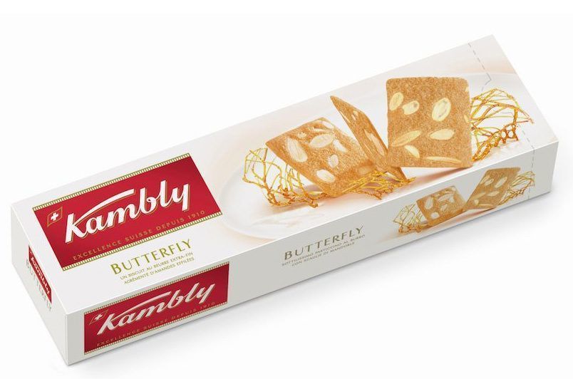 Печенье Kambly "Buttеrfly" с миндалем 100г