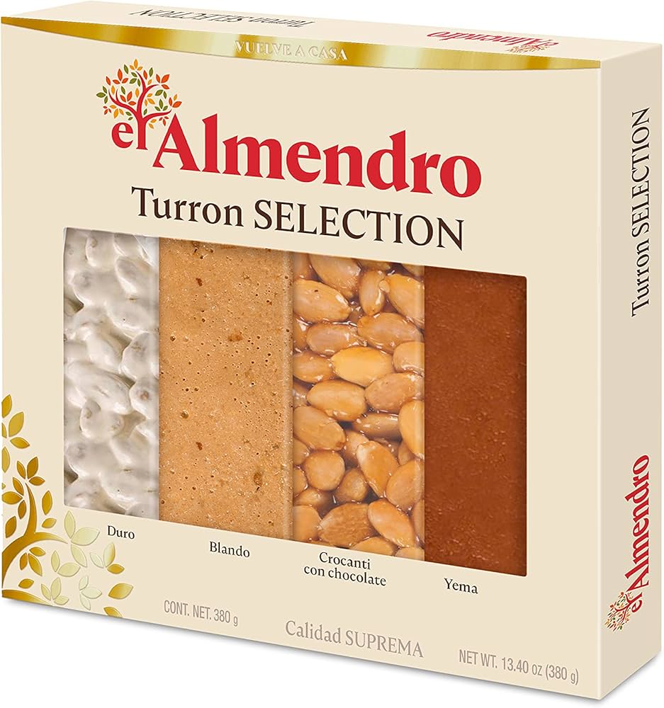Набор-ассорти из 4 видов туррона El Almendro 370 гр