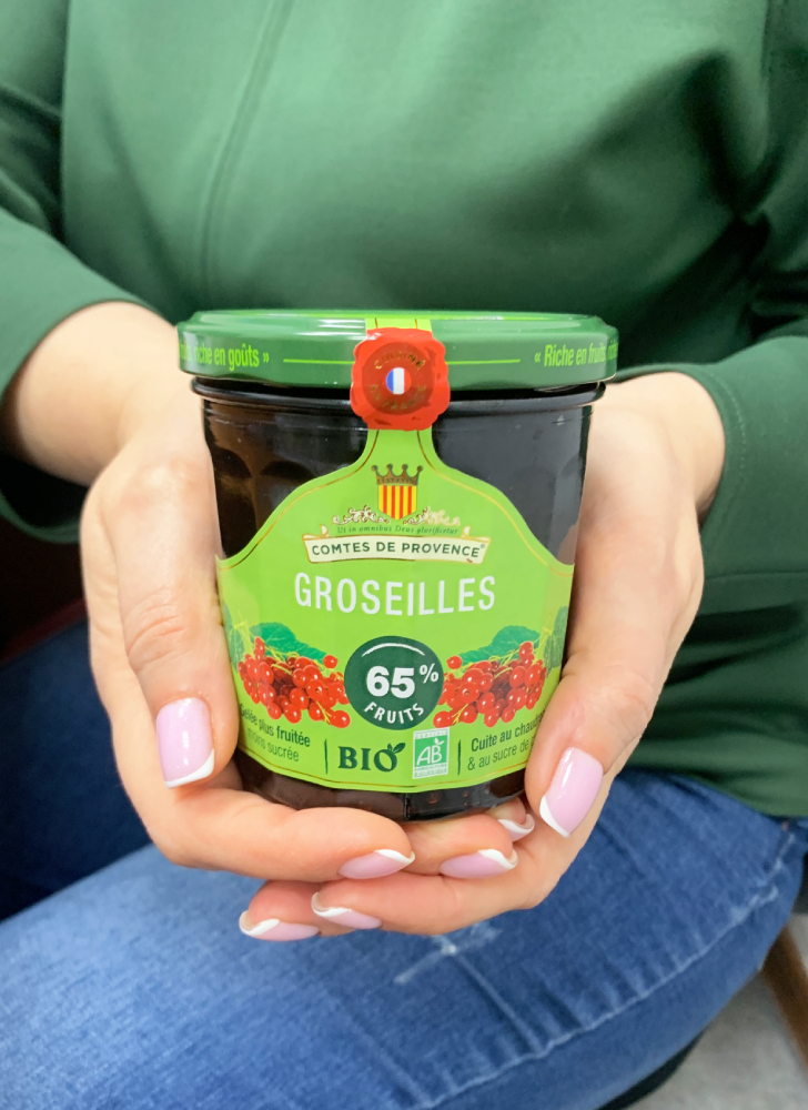 Желе Organic из красной смородины 350гр