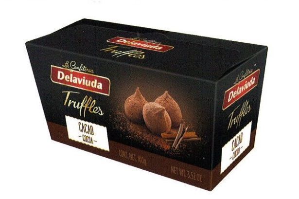 Трюфели Delaviuda с какао 100г