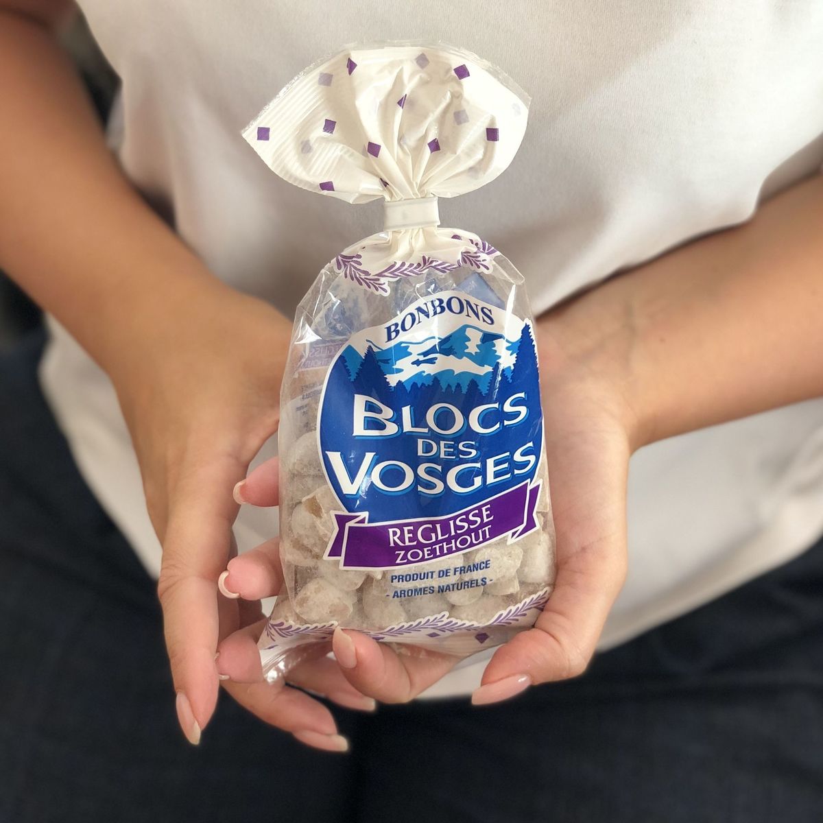 Леденцы BLOCS DES VOSGES со вкусом лакрицы 125г 