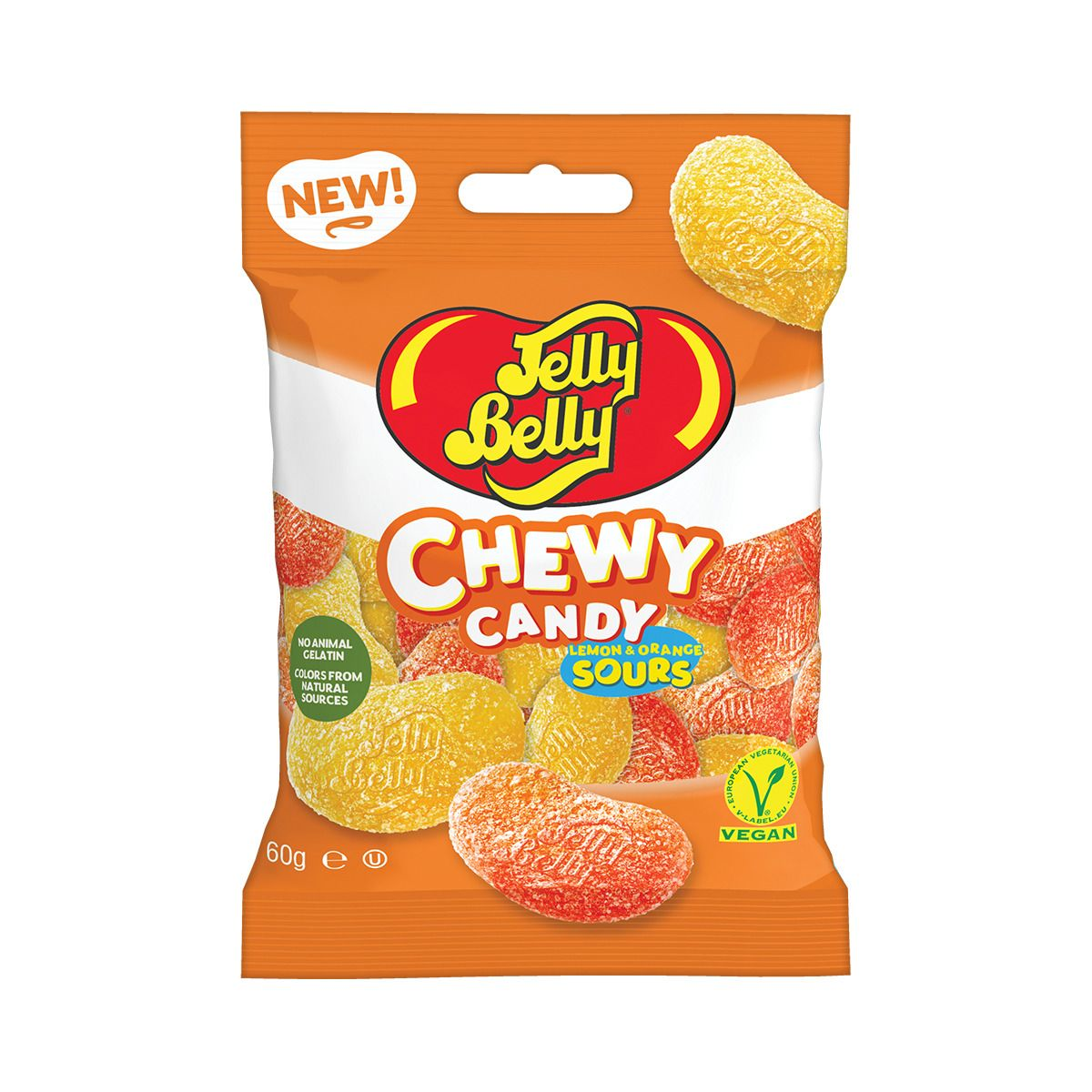 Жевательный мармелад "Jelly Belly" кислый апельсин и лимон 60 г