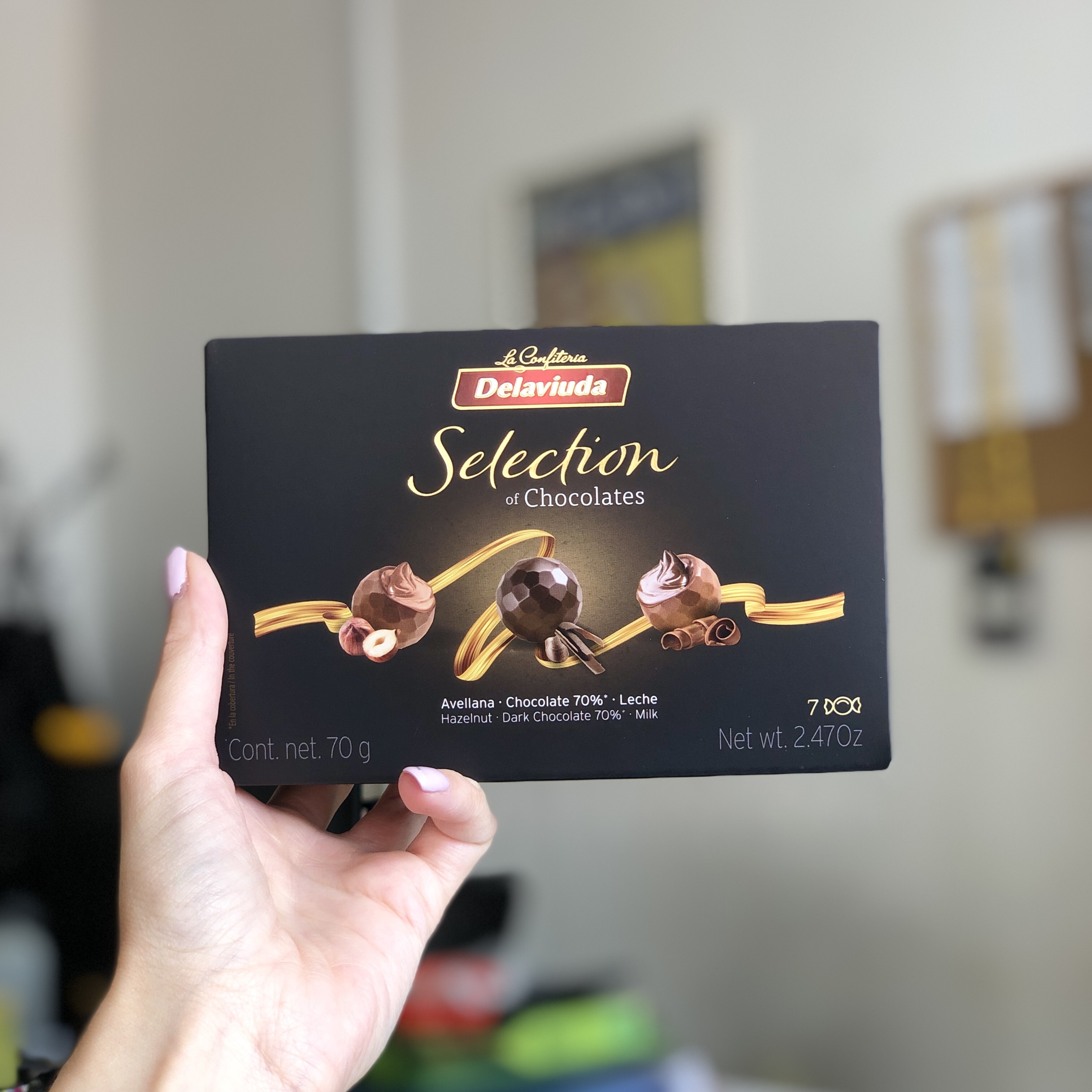 Шоколадные конфеты Delaviuda Ассорти 70 г.