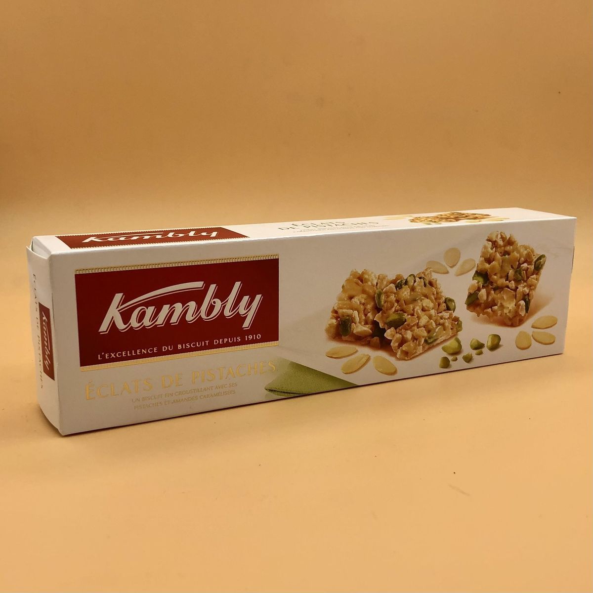 Печенье Kambly "Eclats de Pistaches" с фисташками и миндалем 80г