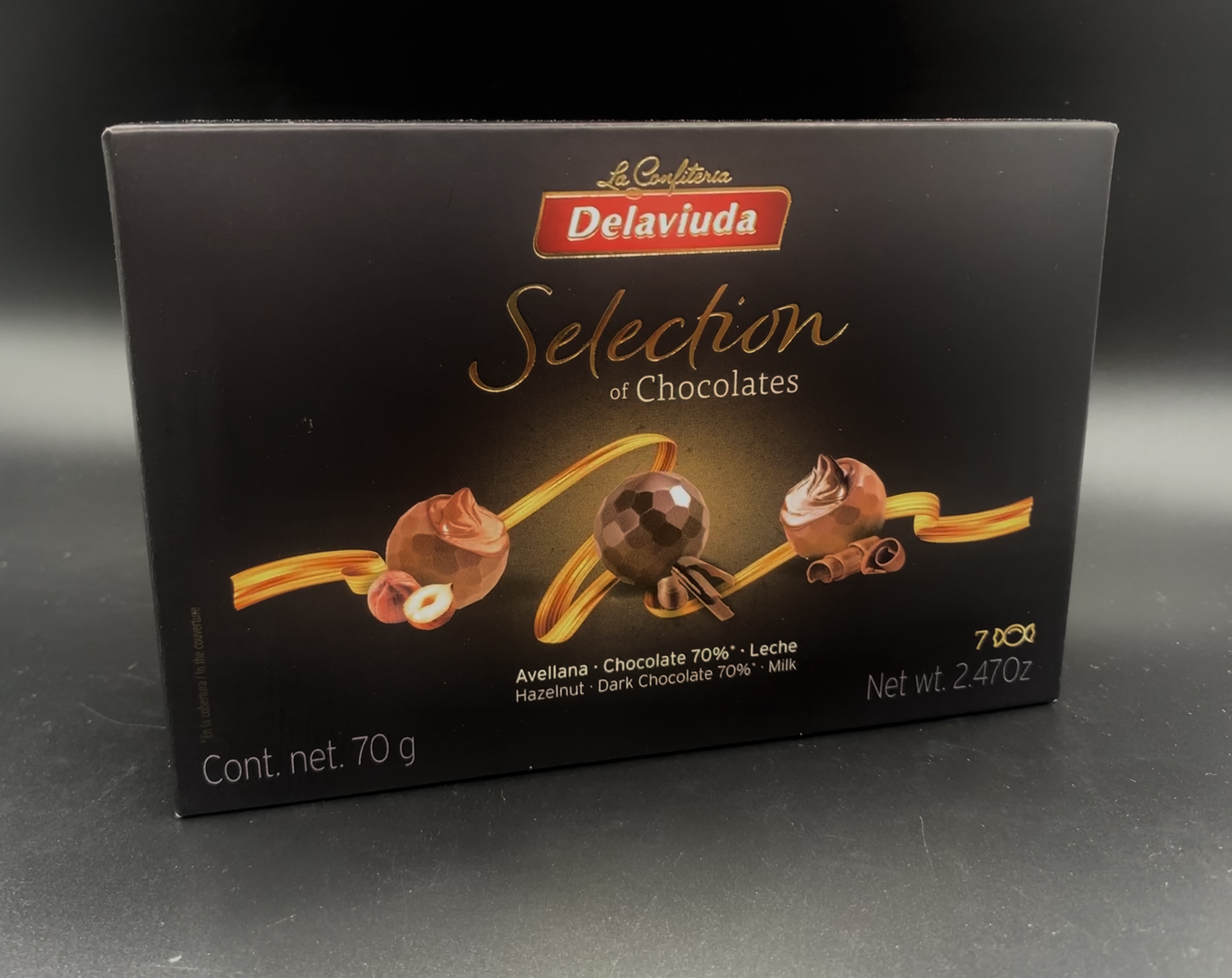 Шоколадные конфеты Delaviuda Ассорти 70 г.