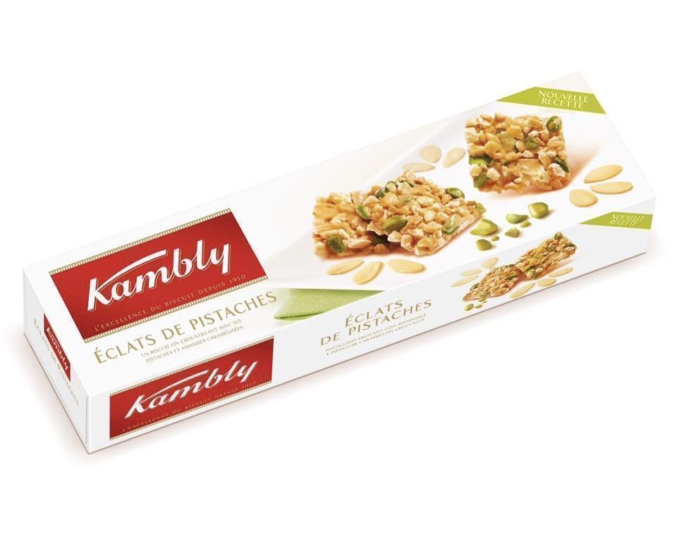 Печенье Kambly "Eclats de Pistaches" с фисташками и миндалем 80г