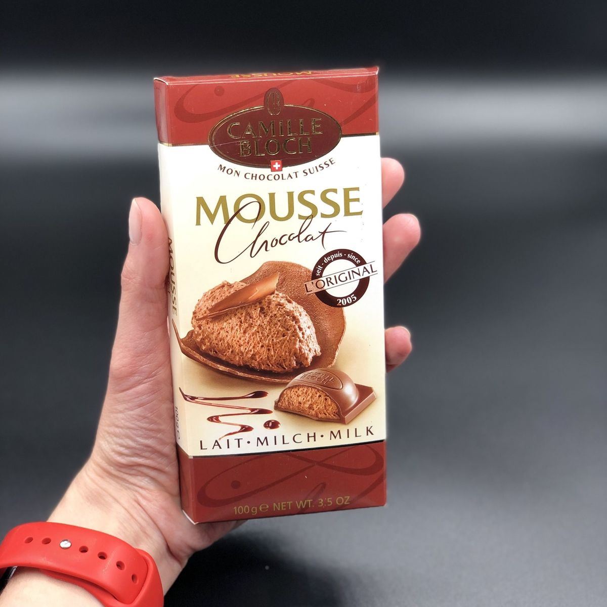 Молочный шоколад Camille Bloch MOUSSE MILK с начинкой из шоколадного мусса 100г