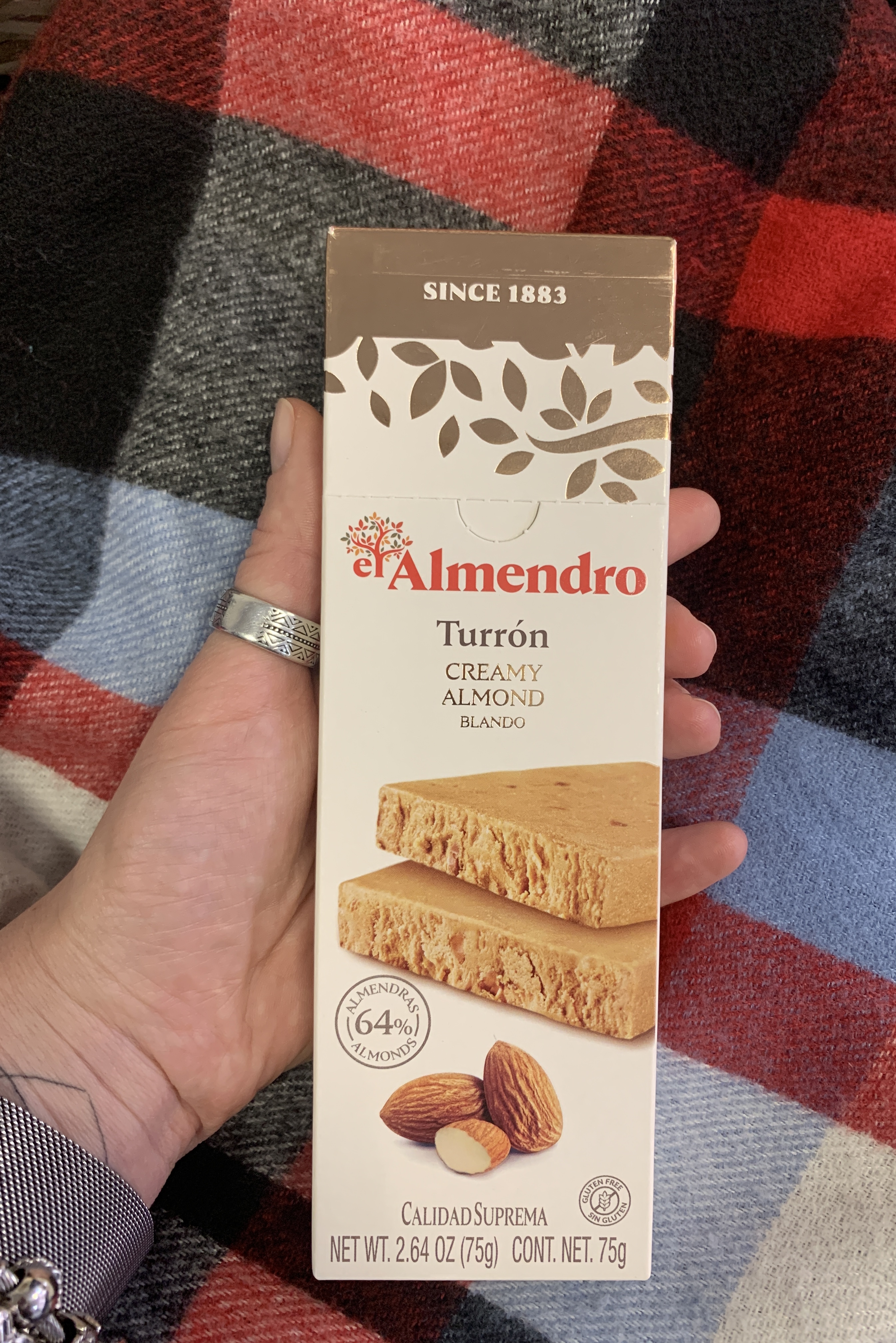 Миндальный сливочный туррон El Almendro 75г