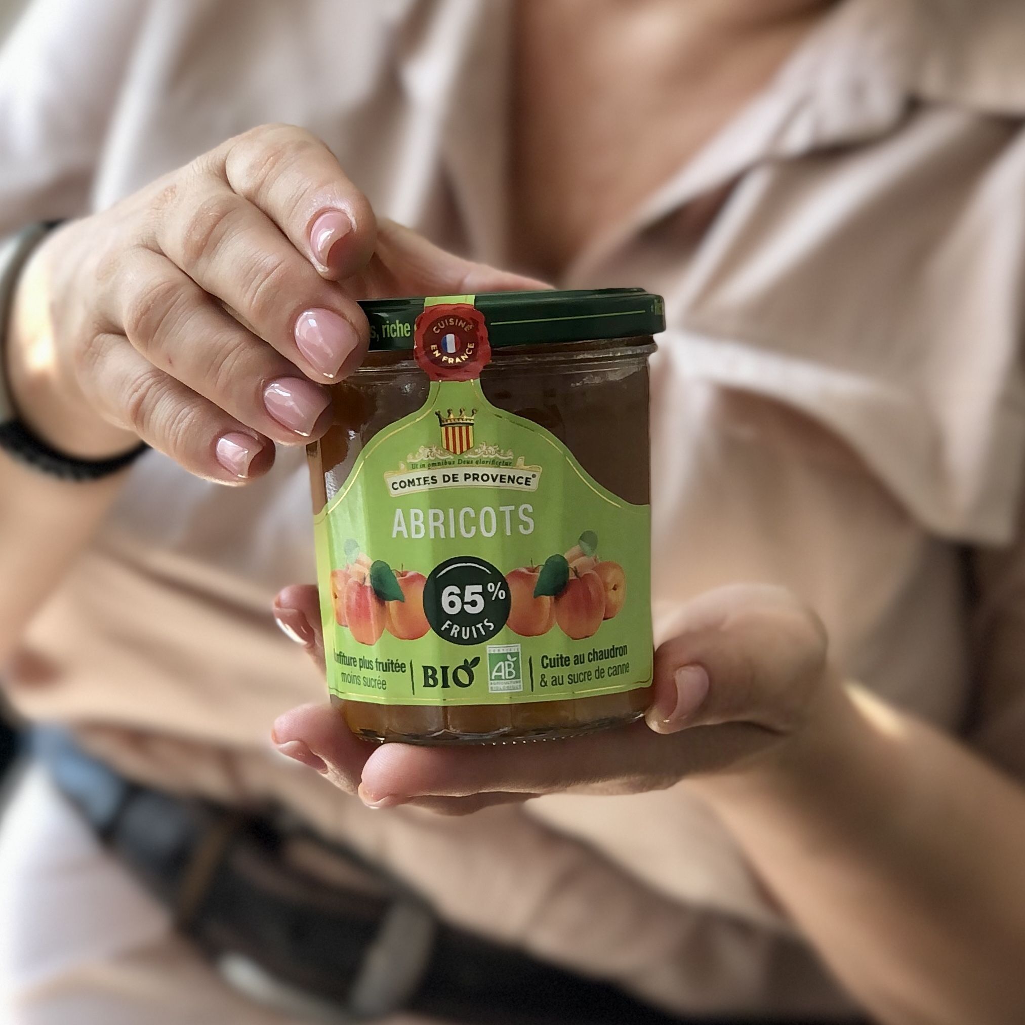 Джем Les Comtes de Provence из абрикоса Organic 350гр, 64% фруктов
