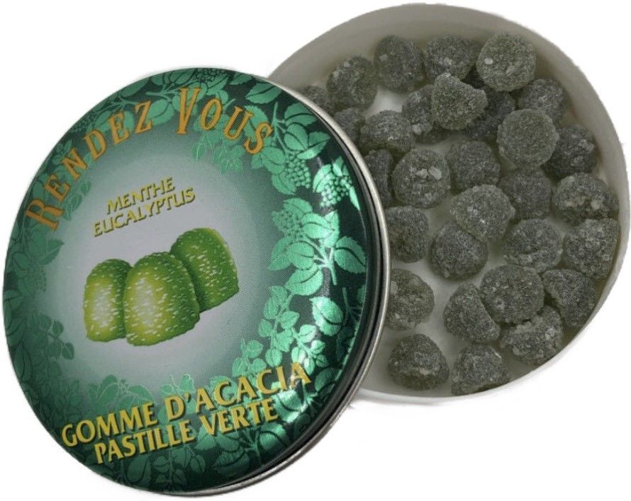 Леденцы органик GREEN GUMDROPS со вкусом мяты и эвкалипта 32г