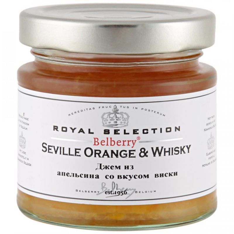Джем из апельсина со вкусом виски 130 гр Belberry