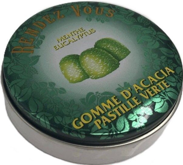 Леденцы органик GREEN GUMDROPS со вкусом мяты и эвкалипта 32г
