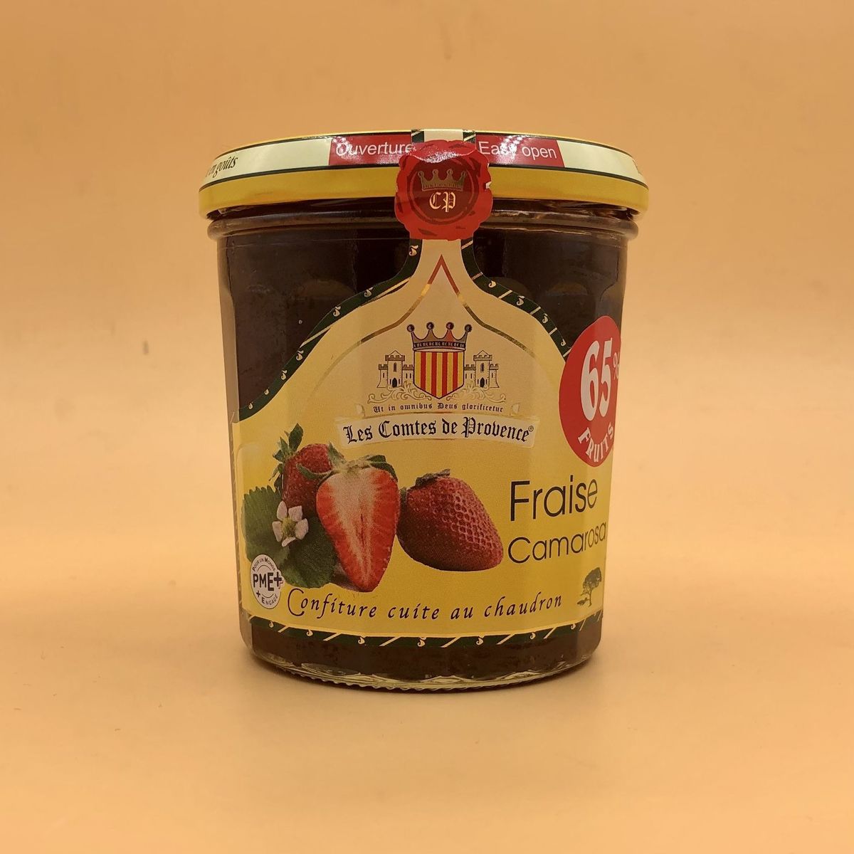 Джем Les Comtes de Provence из клубники Камароза 340гр, 65% фруктов