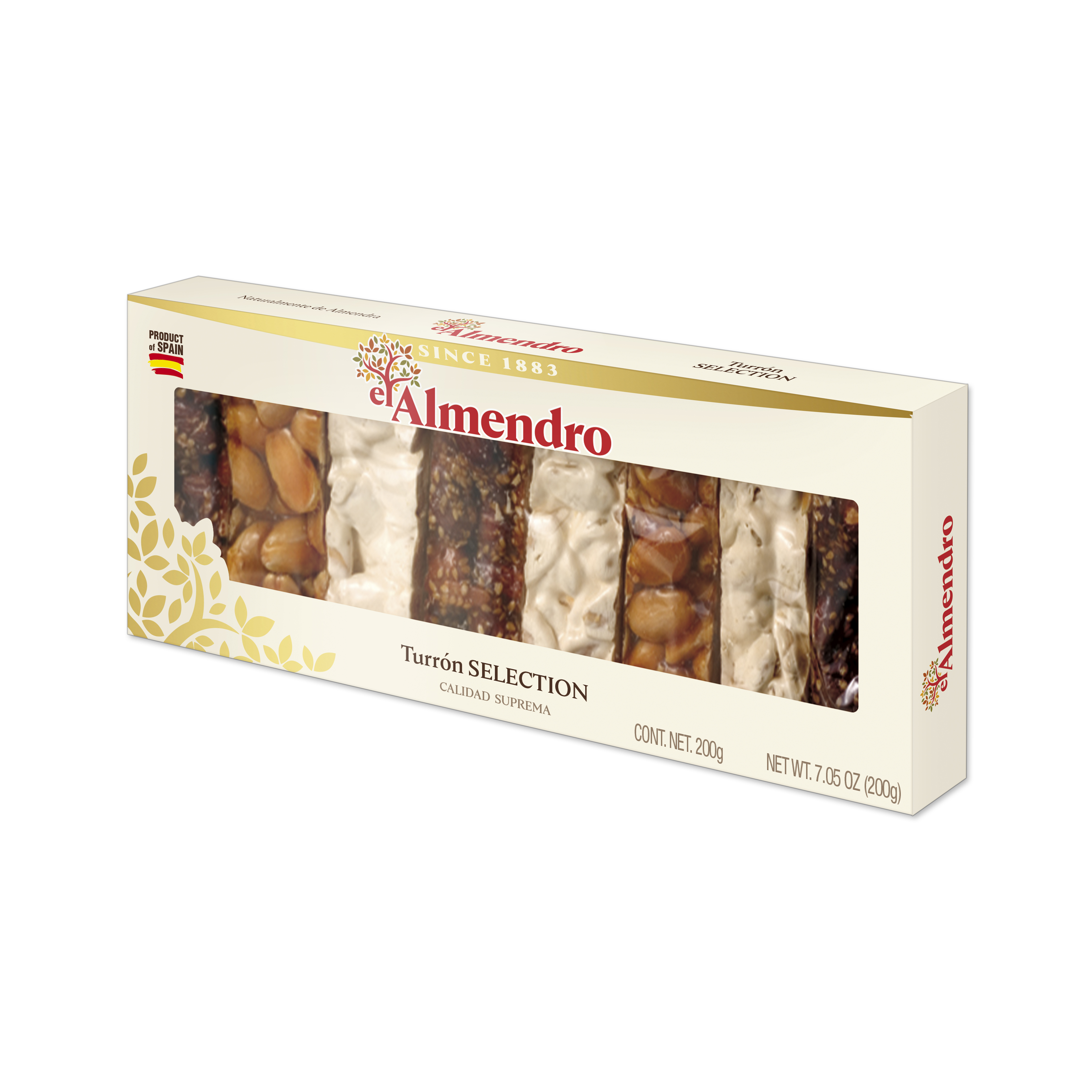 Набор-ассорти El Almendro из 3 видов туррона 200г