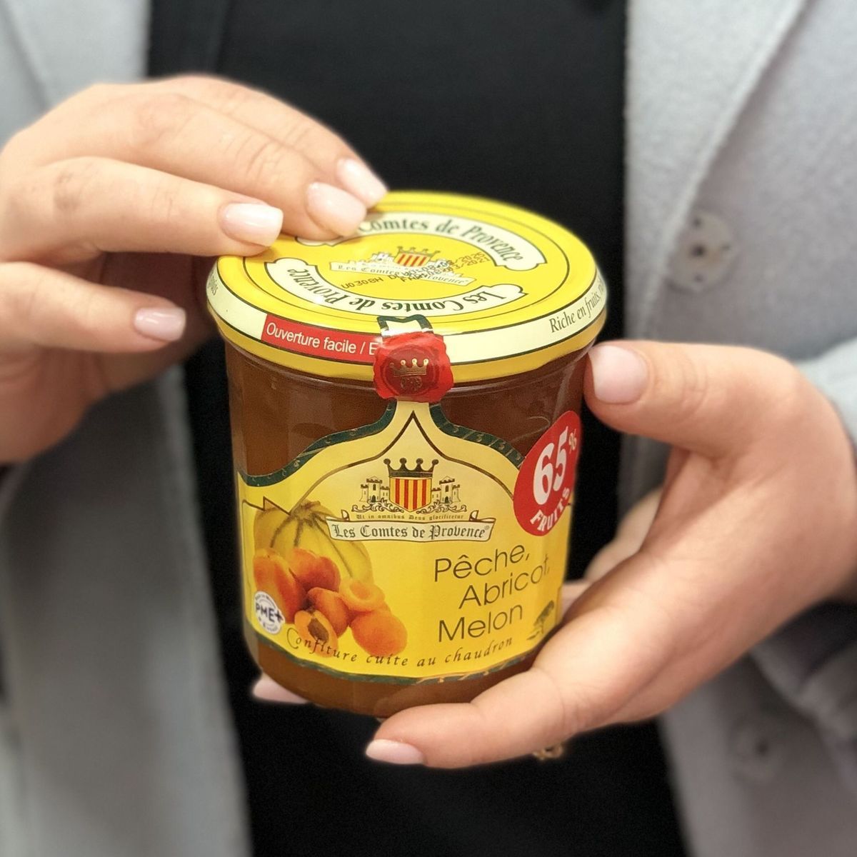 Джем Les Comtes de Provence из персика, абрикоса и дыни 340г