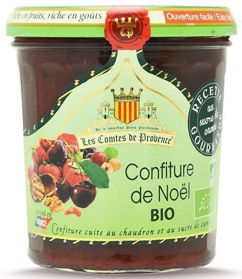 Джем Рождественский (клубника, вишня, малина, орехи) Organic 350 гр.