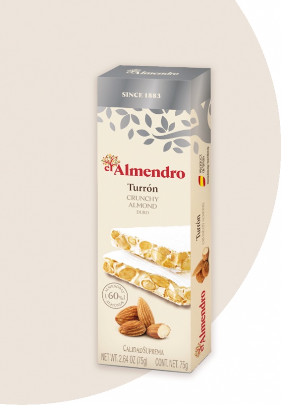 Хрустящий миндальный туррон Crunchy Turron El Almendro 75г