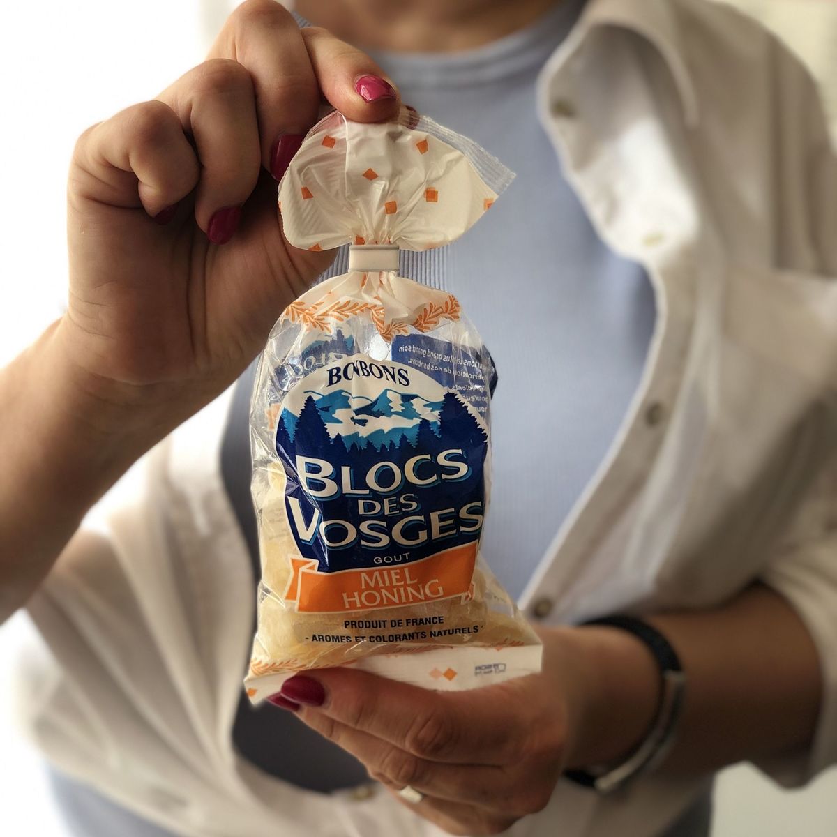 Леденцы BLOCS DES VOSGES со вкусом мёда