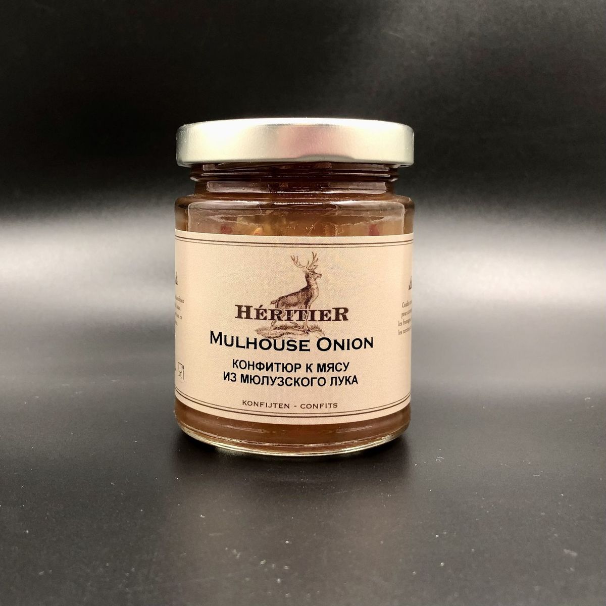 Конфитюр к мясу из мюлузского лука 180 гр, Heritier, Belberry