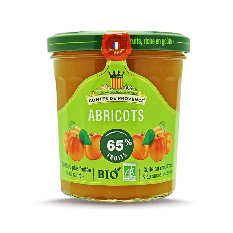 Джем Les Comtes de Provence из абрикоса Organic 350гр, 64% фруктов
