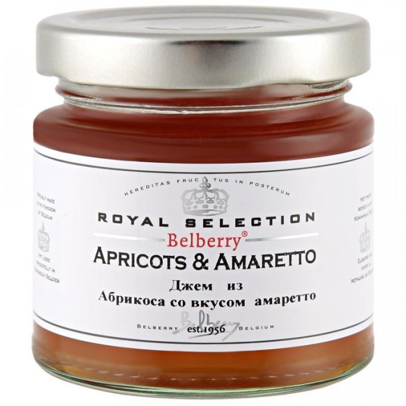 Джем из абрикоса со вкусом амаретто 130гр Berberry