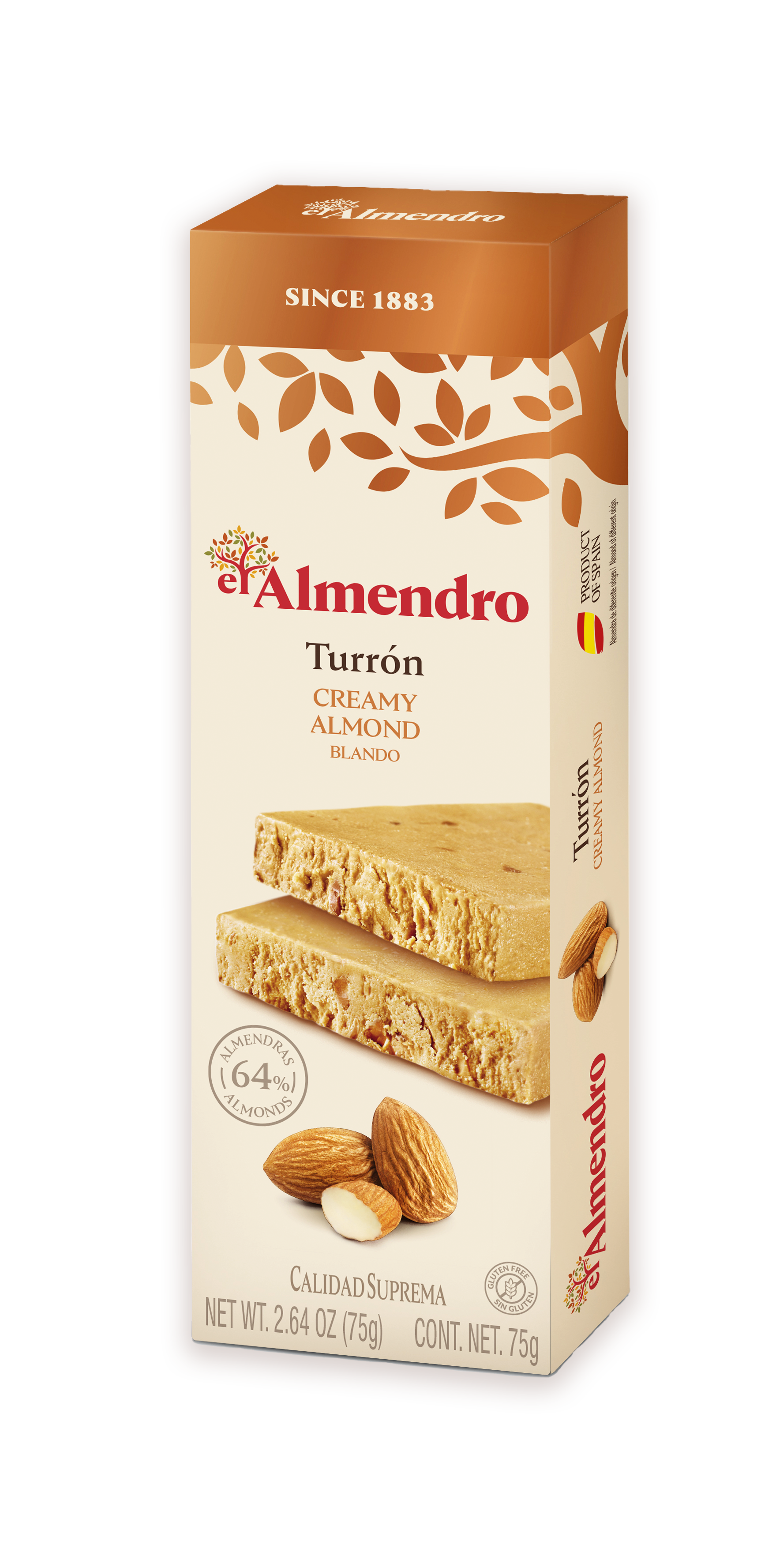 Миндальный сливочный туррон El Almendro 75г